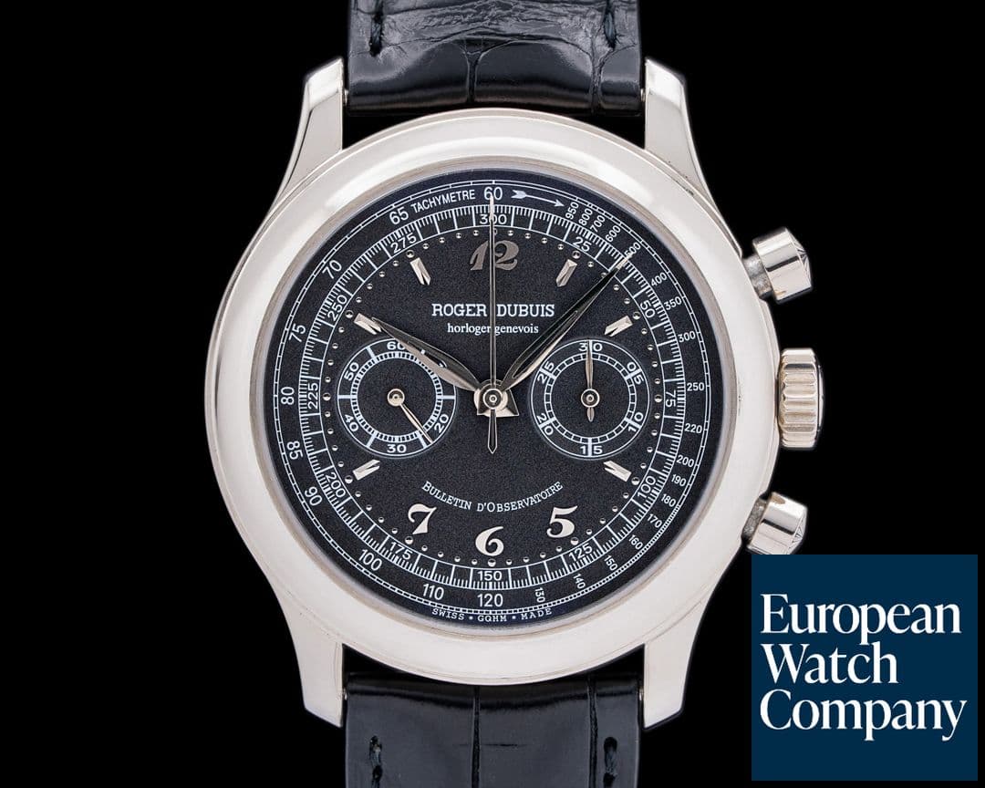 Image of Roger Dubuis Hommage Chronograph H40 Black Dial 40MM RARE