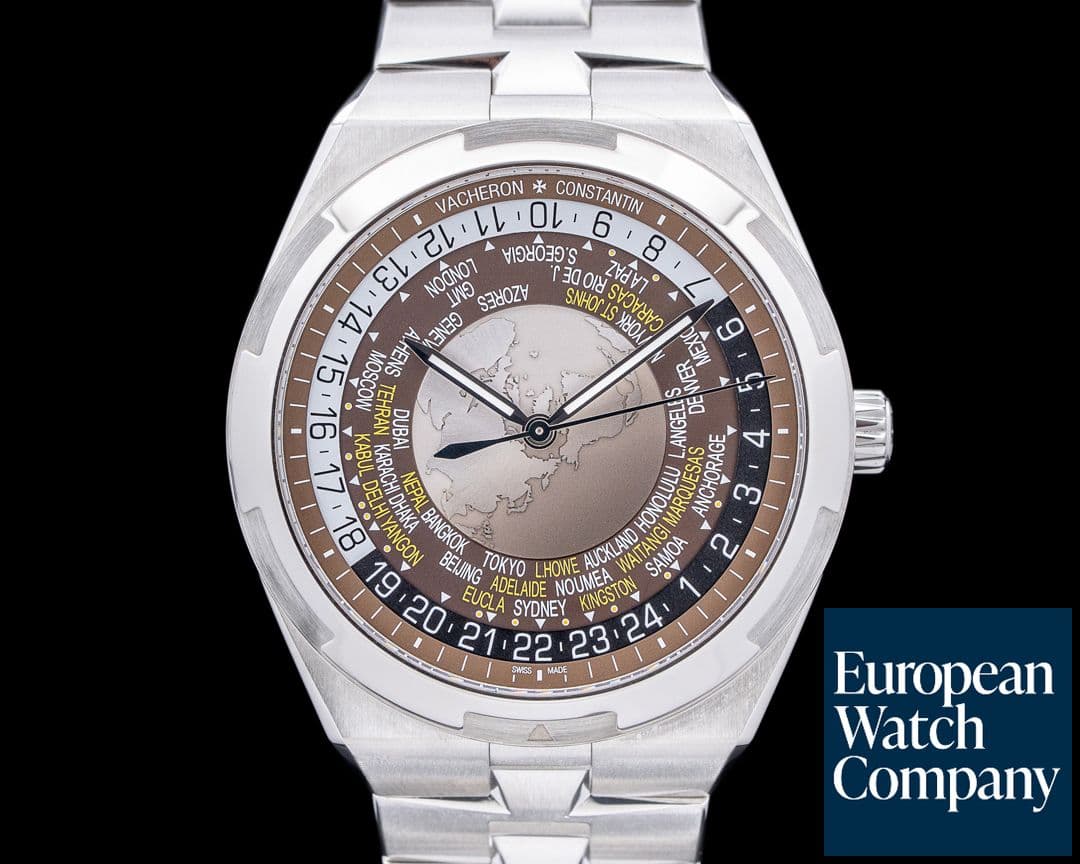 Image of Vacheron Constantin Overseas 7700V World Time Brown Dial SS