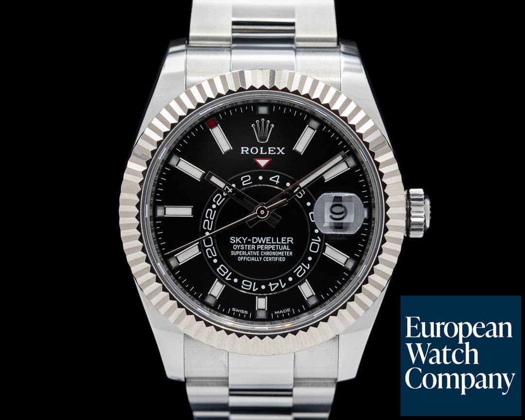 Image of Rolex Sky Dweller Stainless Steel Black Dial / Oyster Bracelet