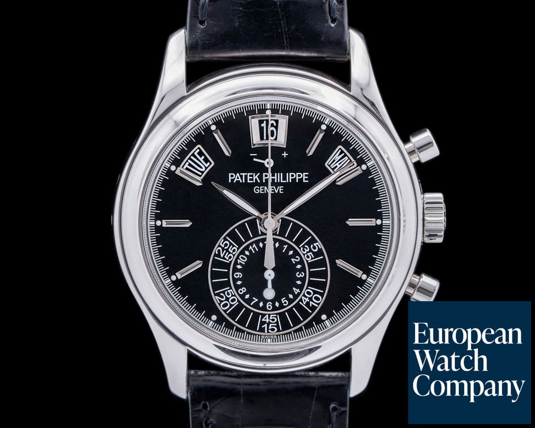 Image of Patek Philippe Annual Calendar 5960P-016 Chronograph Black Dial