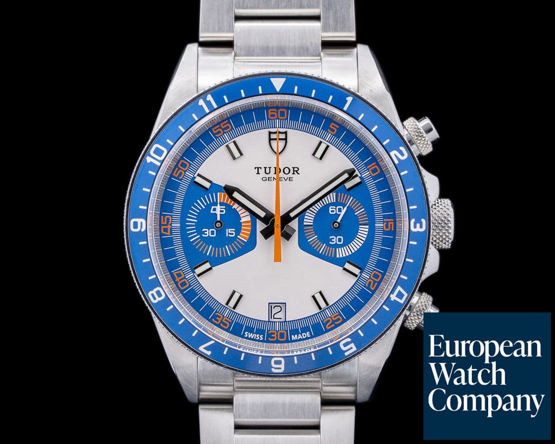 Image of Tudor Heritage Chronograph Silver Dial SS