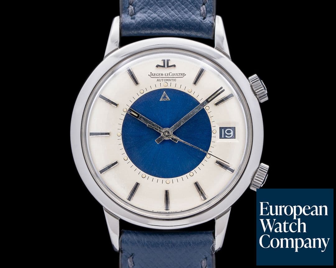 Image of Jaeger LeCoultre Vintage Memovox Automatic Blue Tuxedo Dial SS