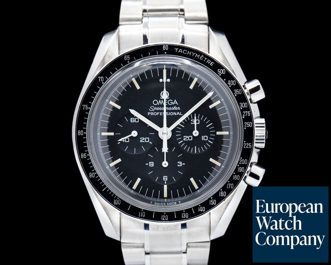 Image of Omega Speedmaster Professional Black Dial SS Hesalite/Sapphire