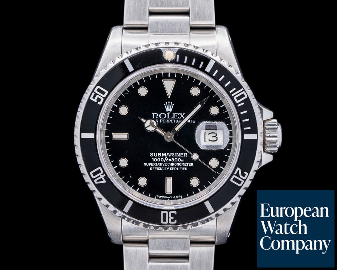 Image of Rolex Submariner SS Black Dial FULL SET