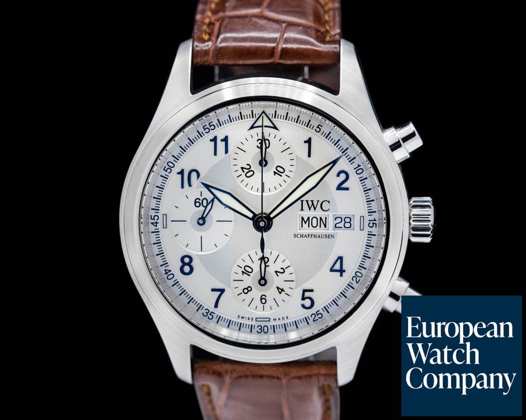 Image of IWC Pilot Spitfire Chronograph SS Silver Dial 42MM