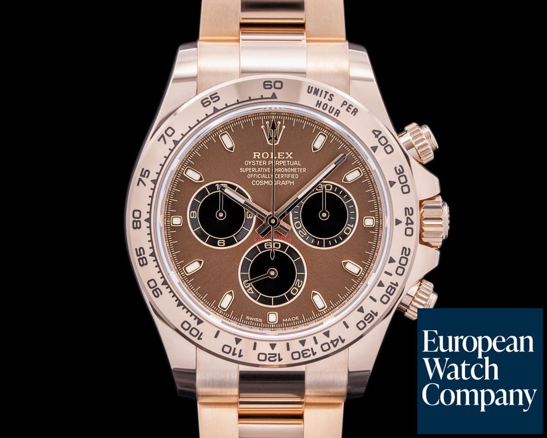 Image of Rolex Daytona Everose 116505 Chocolate Dial 18K Rose Gold / Bracelet