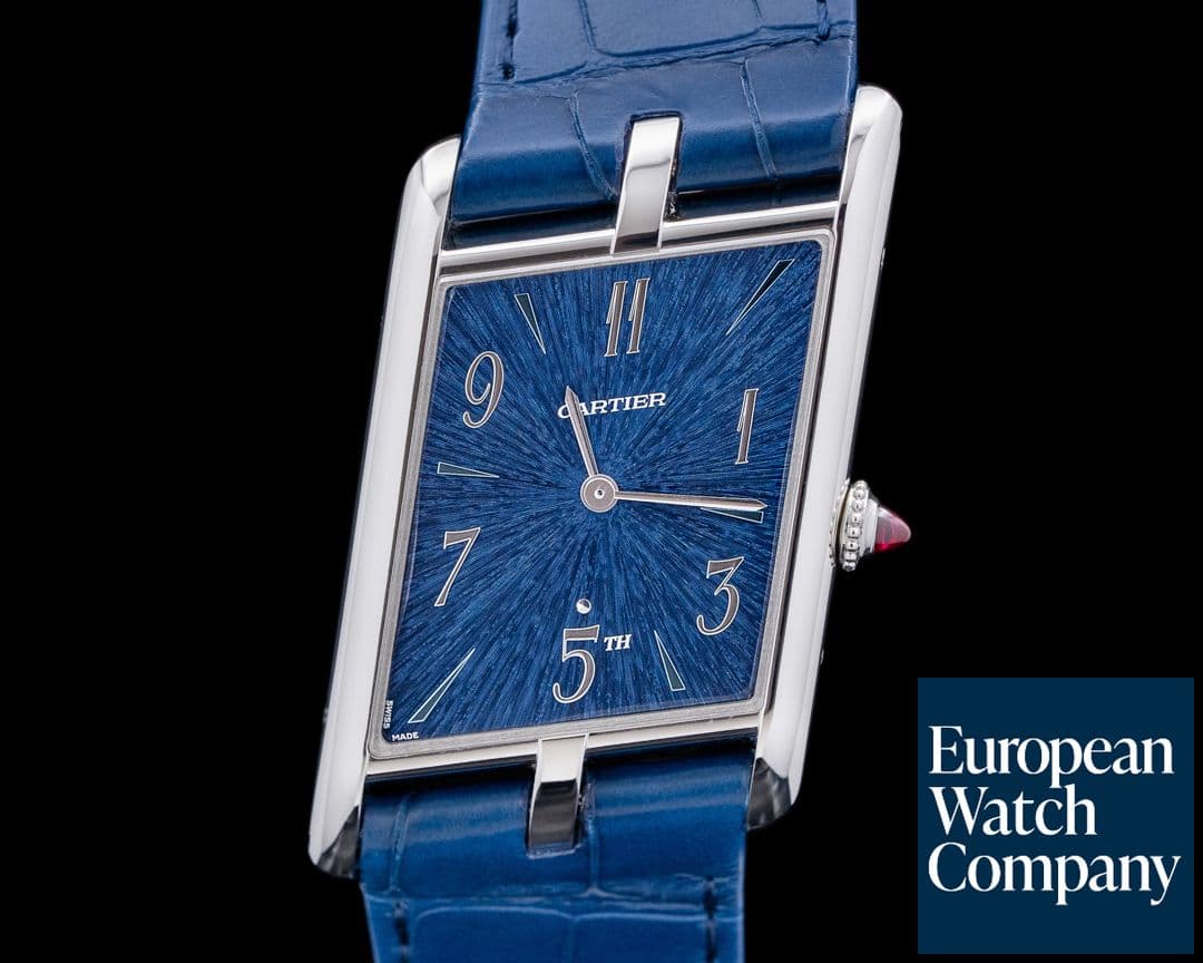 Image of Cartier Prive Collection Tank Asymetrique "New York 5th Ave" LIMITED UNWORN