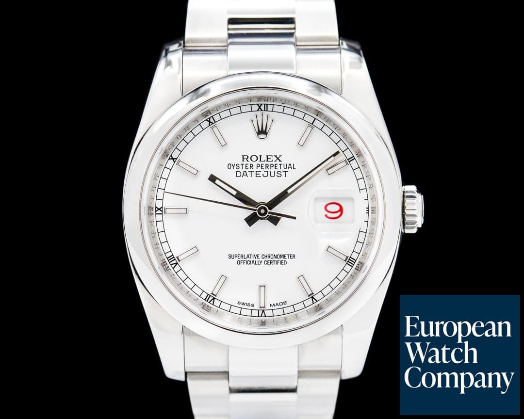 Image of Rolex Datejust 36MM White Dial SS / Oyster