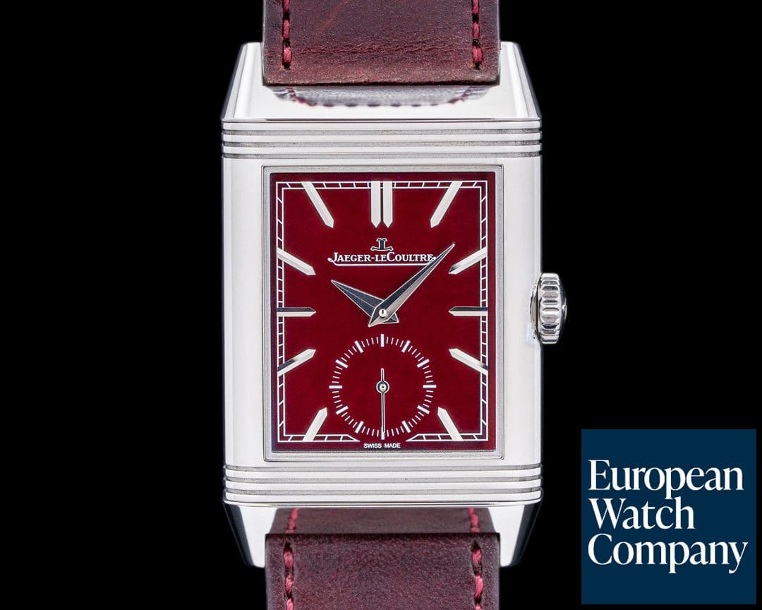 Image of Jaeger LeCoultre Reverso Tribute Small Seconds Burgundy