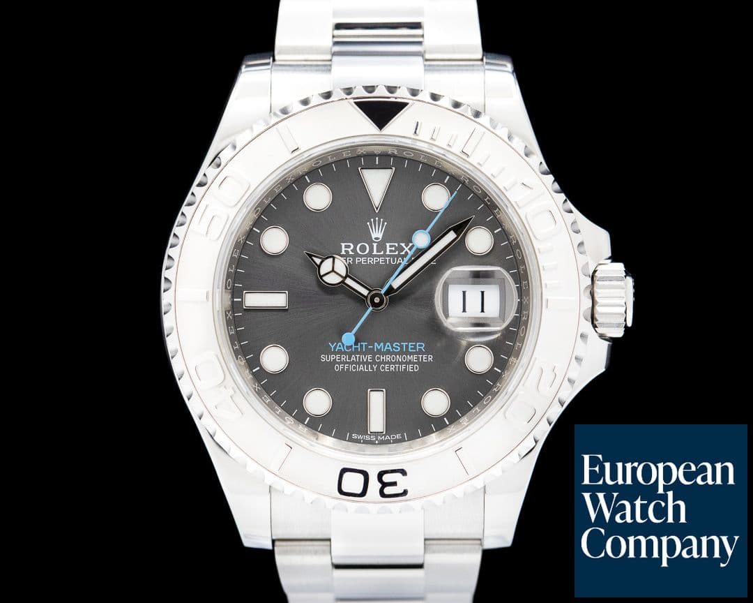 Image of Rolex Yacht Master SS Dark Rhodium Dial / Platinum Bezel
