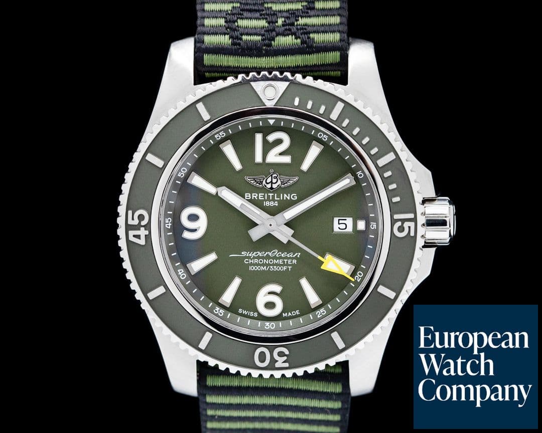 Image of Breitling SuperOcean 44 OUTERKNOWN SS / Green