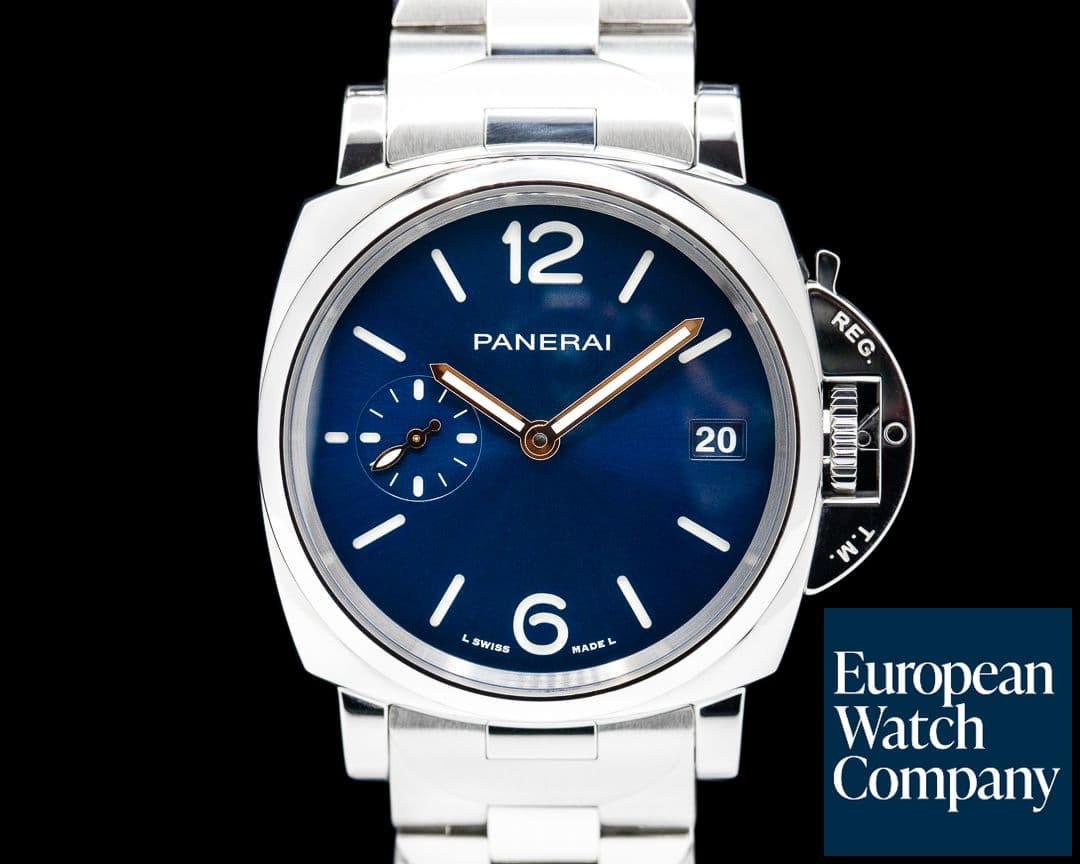 Image of Panerai Luminor Due Blue Dial SS/SS