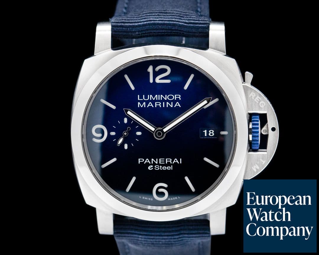 Image of Panerai Luminor Marina eSteel "Blu Profondo"