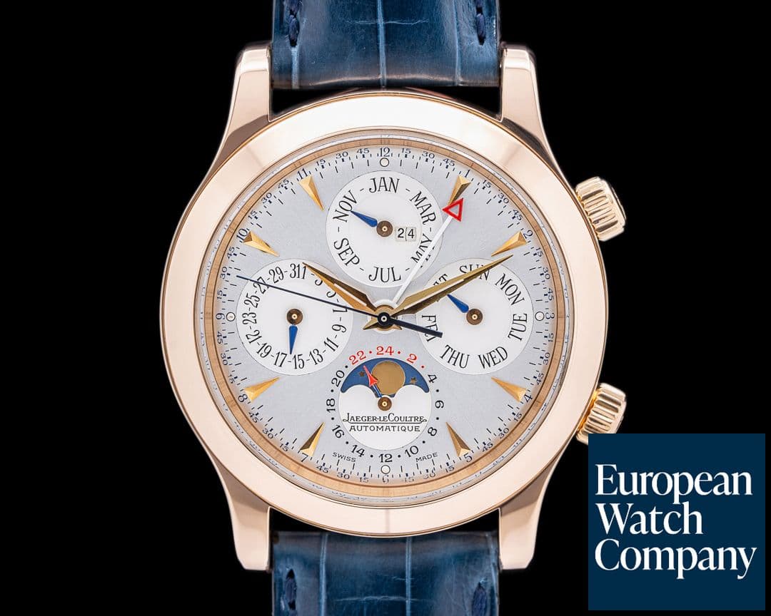 Image of Jaeger LeCoultre Master Grande Memovox Perpetual Calendar 18K Rose Gold
