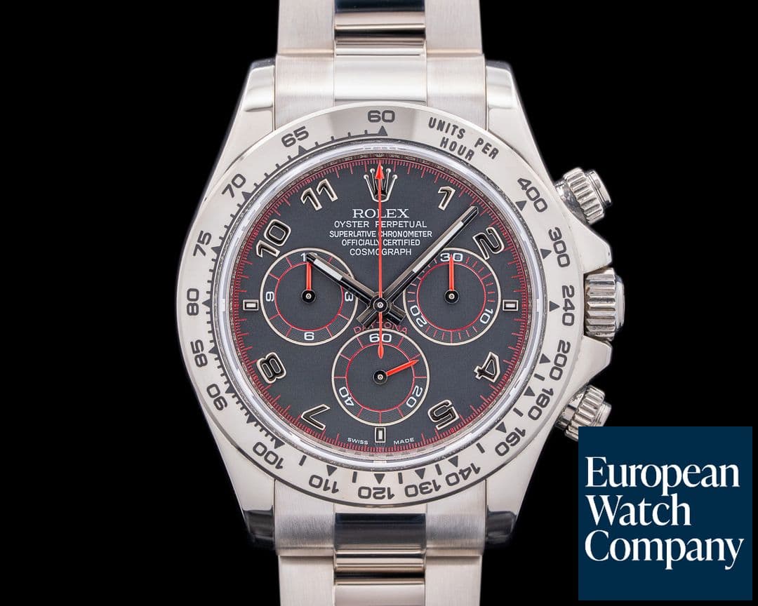 Image of Rolex Daytona 116509 Slate Arabic Racing Dial 18K White Gold