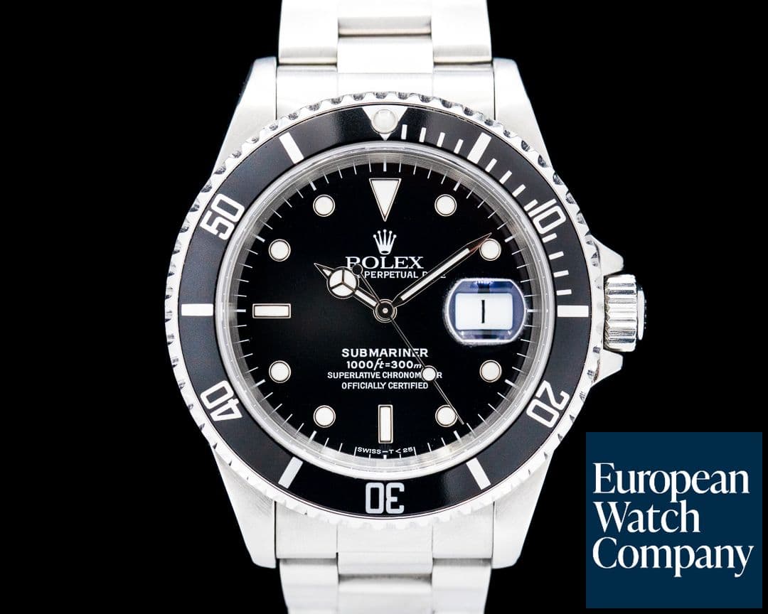Image of Rolex Submariner SS Black Dial