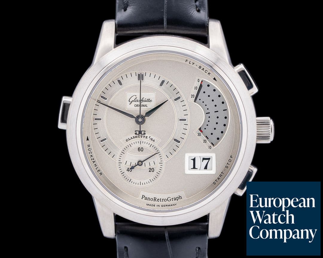 Image of Glashutte Original PanoRetroGraph WG RARE