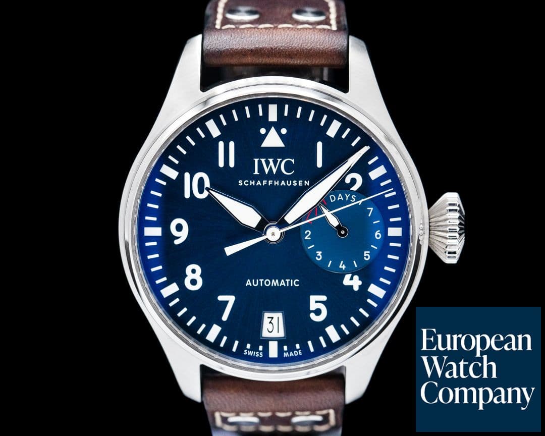 Image of IWC Big Pilot "LE PETIT PRINCE" Blue Dial