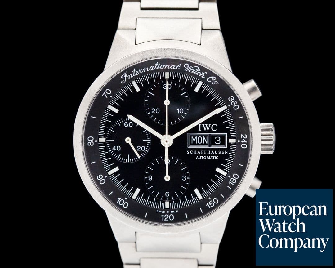 Image of IWC GST Chronograph Black Dial Titanium