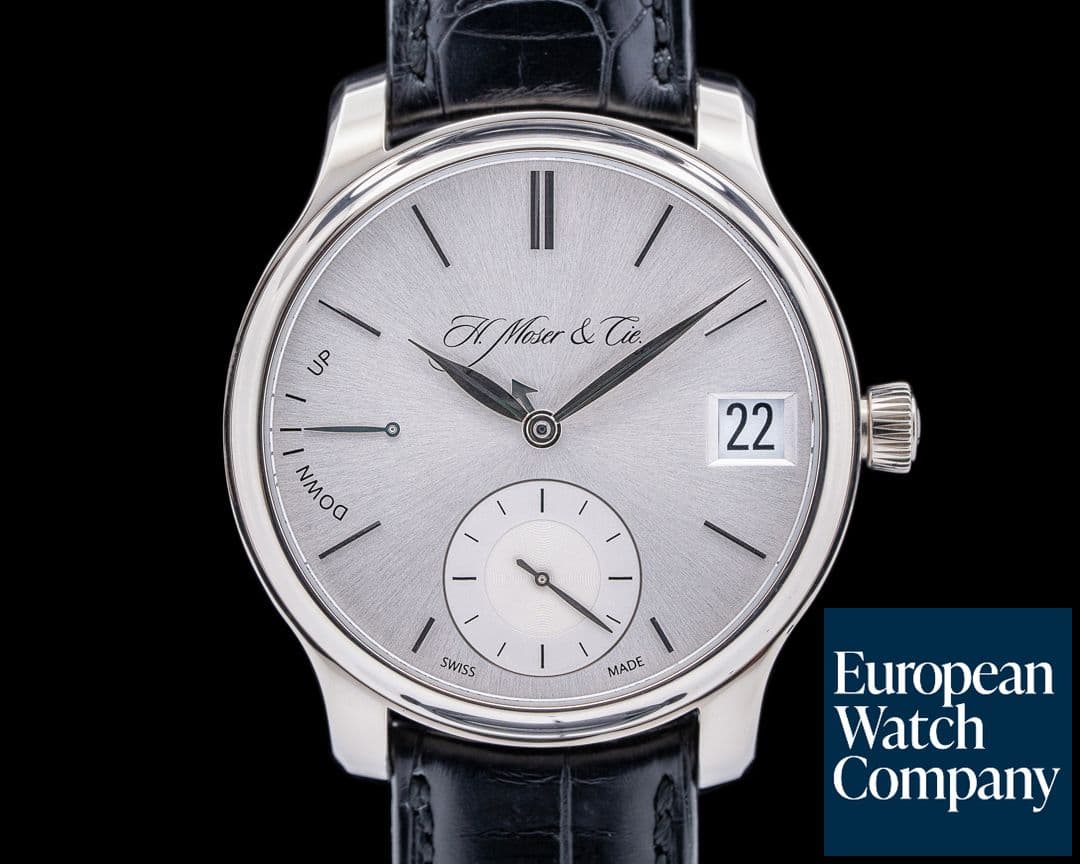 Image of H. Moser and Cie. Endeavour Perpetual Calendar 1 18K White Gold