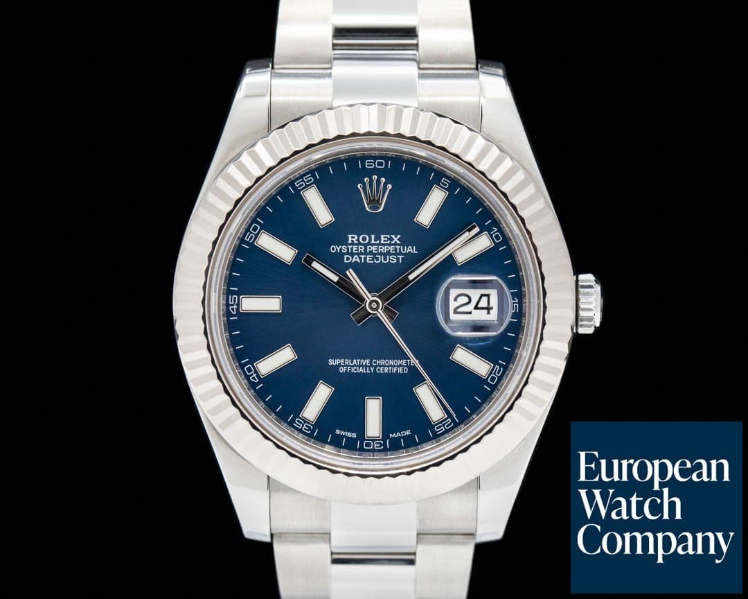 Image of Rolex Datejust II Blue Dial SS