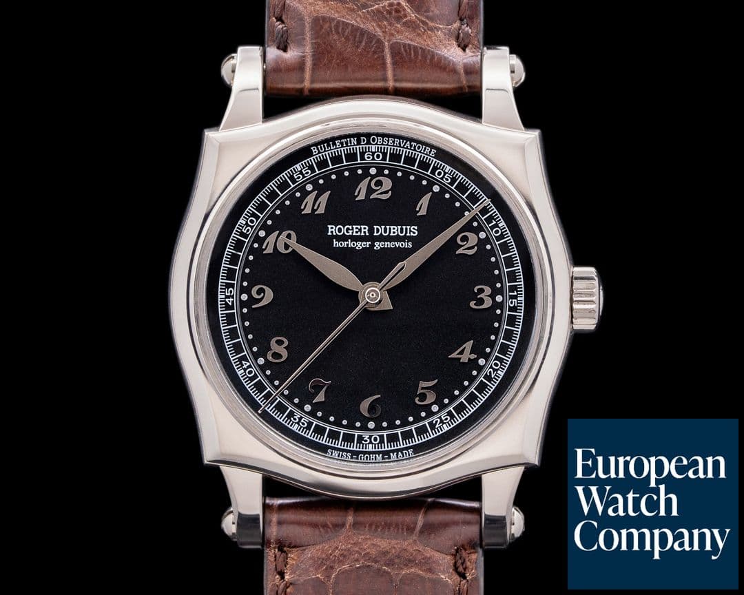 Image of Roger Dubuis Sympathie S37 18K White Gold Black Dial RARE