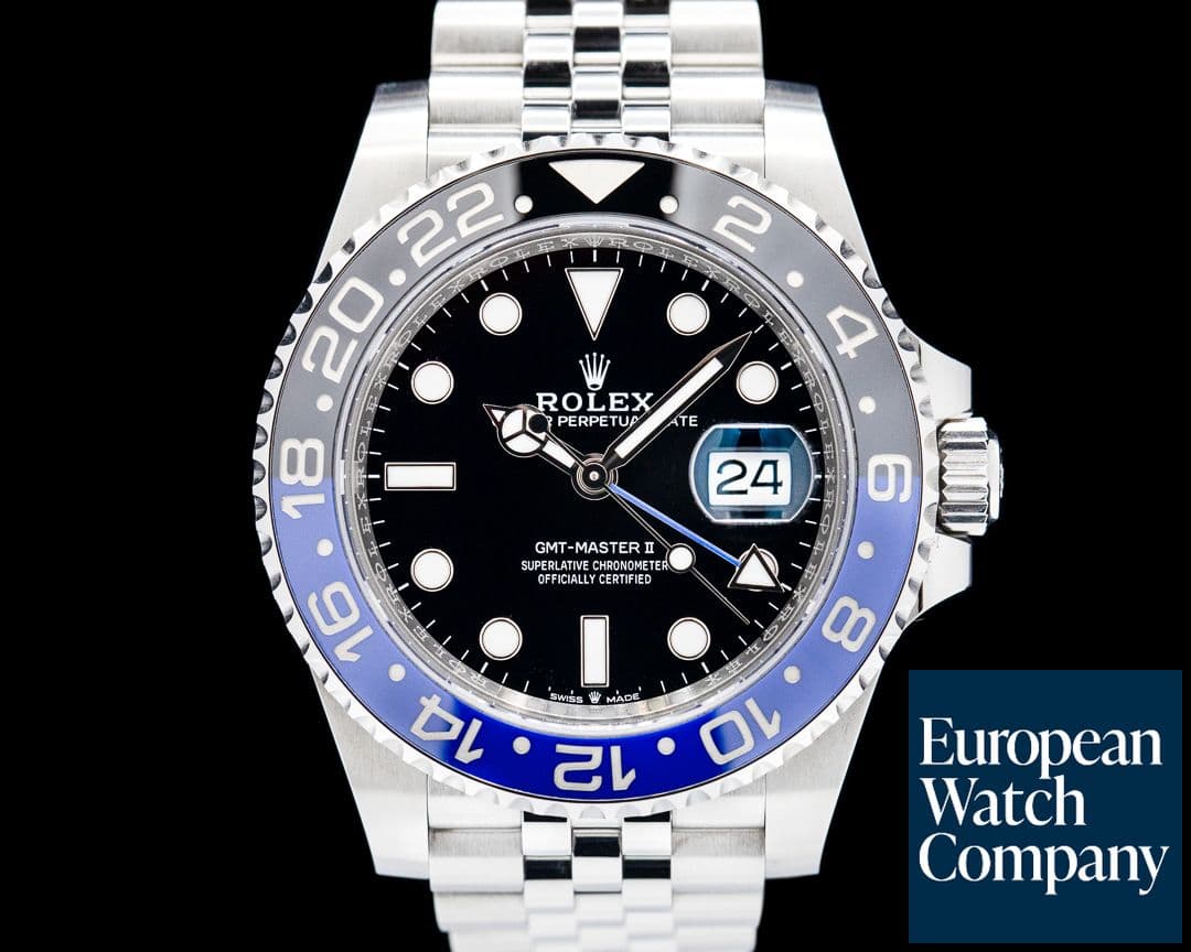 Image of Rolex GMT Master II 126710BLNR Ceramic "Batman" SS / Jubilee