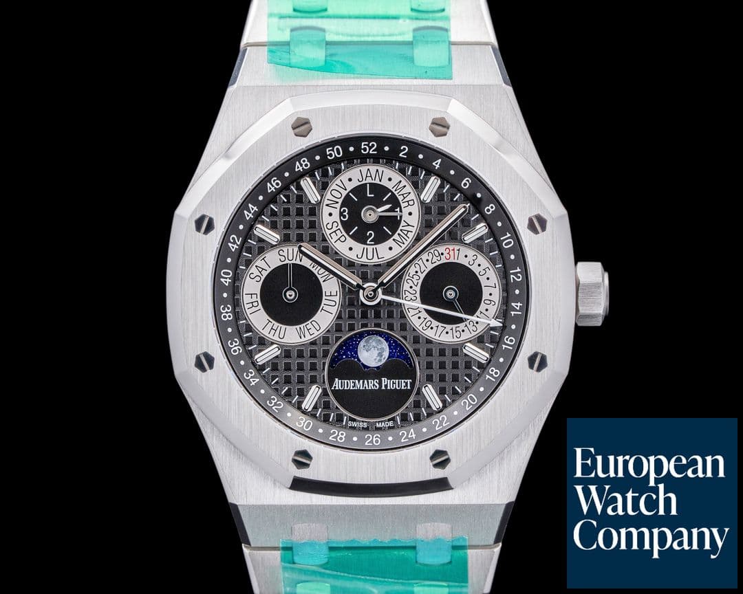 Image of Audemars Piguet Royal Oak Perpetual Calendar Platinum Yoshida 26597PT Limited SERVICED
