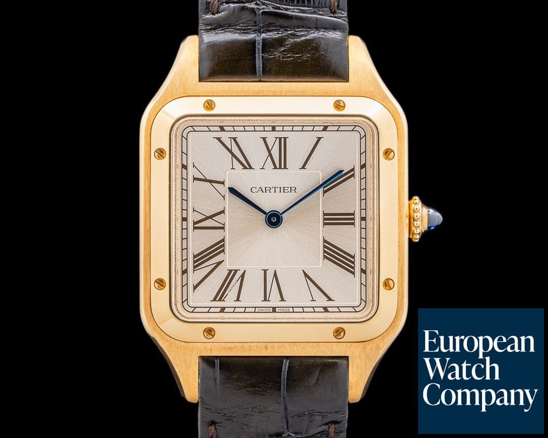 Image of Cartier Santos-Dumont "La Baladeuse" Large 18K Yellow Gold LIMITED