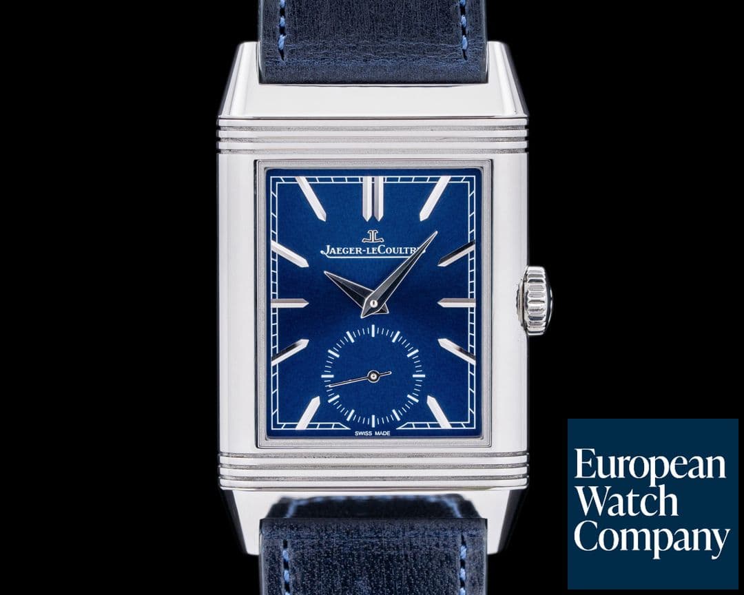 Image of Jaeger LeCoultre Reverso Tribute Small Seconds Blue SS
