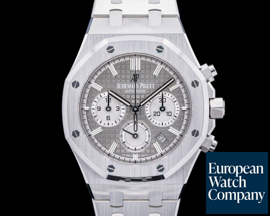 Image of Audemars Piguet Royal Oak Chronograph Ruthenium Dial 38MM SS