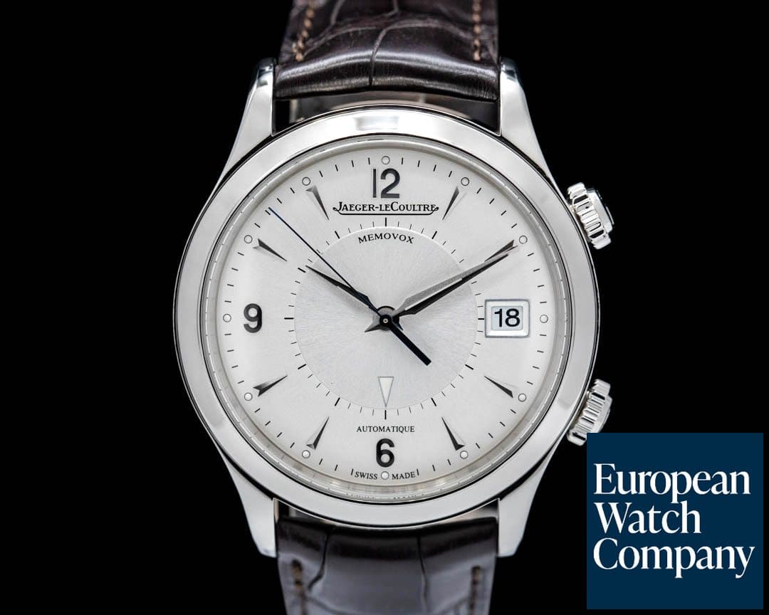 Image of Jaeger LeCoultre Master Memovox SS Silver Dial