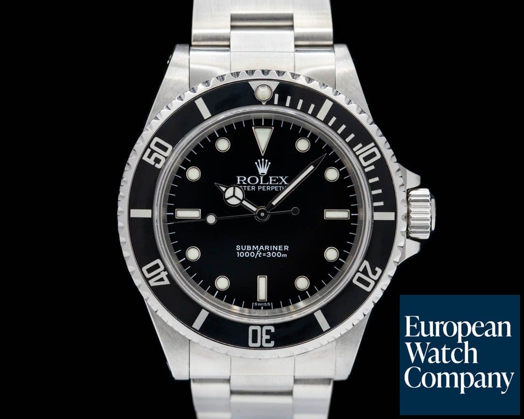 Image of Rolex Submariner No Date SS 2-Line "Swiss Only" SHARP