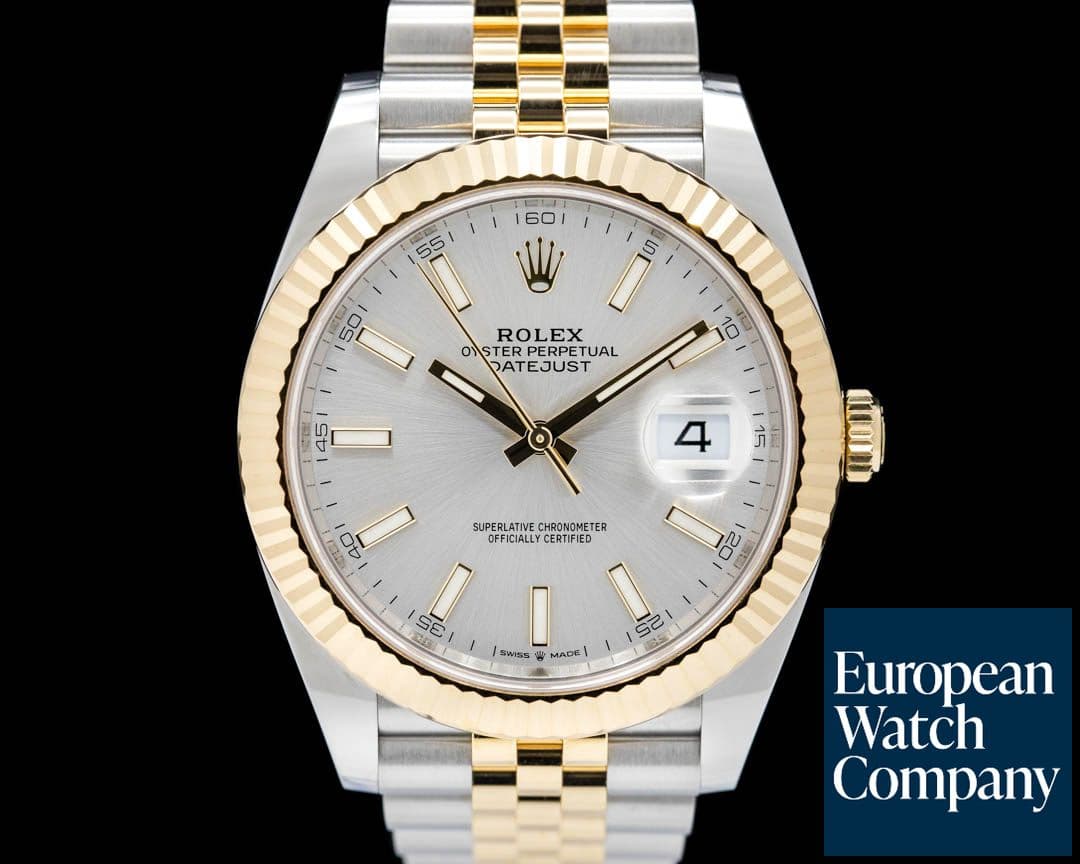 Image of Rolex Datejust II Silver Stick Dial 18K / SS