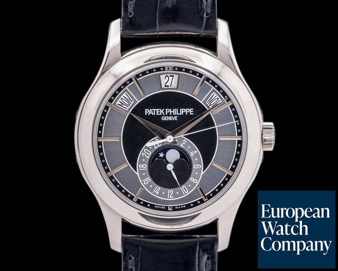 Image of Patek Philippe Annual Calendar Rhodium Dial 18K White Gold