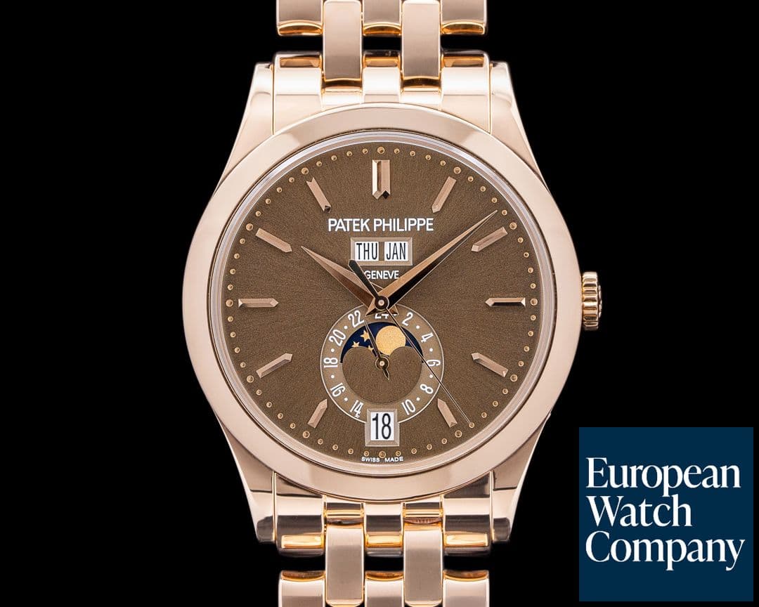 Image of Patek Philippe Annual Calendar 5396/1R-001 Brown Dial 18K Rose Gold / Bracelet