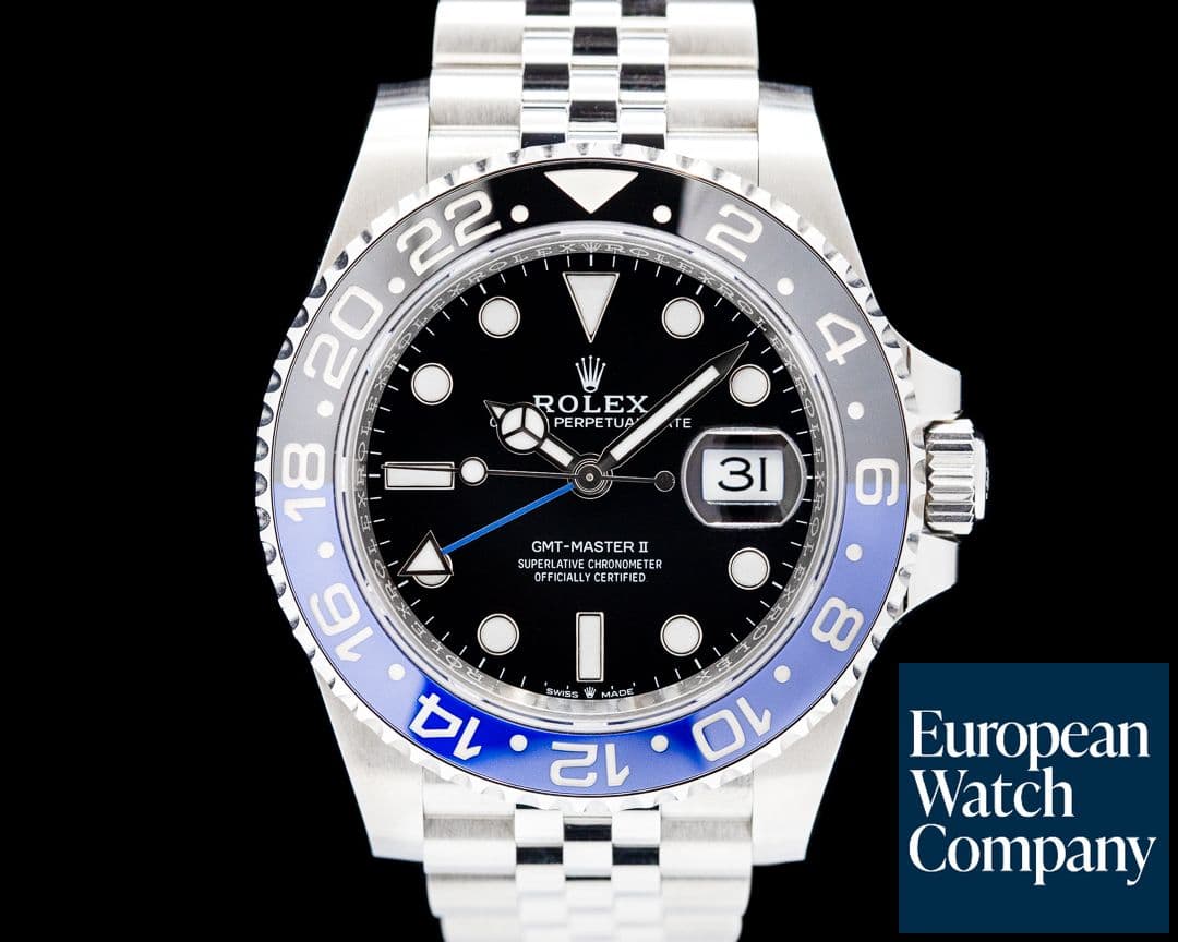 Image of Rolex GMT Master II 126710BLNR Ceramic "Batman" SS / Jubilee