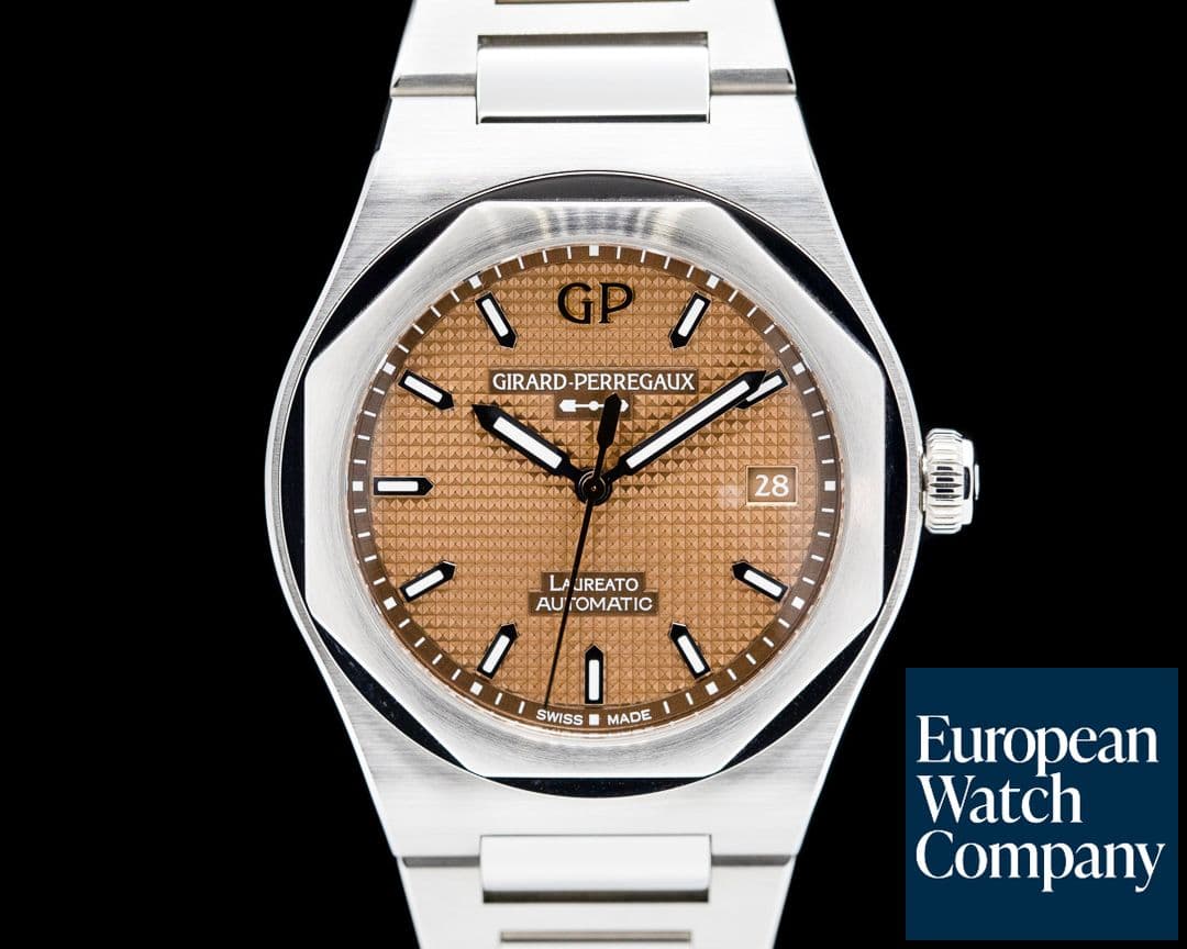 Image of Girard Perregaux Laureato SS / SS 38mm Copper Dial