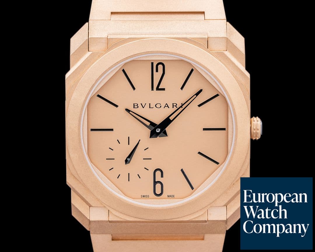 Image of Bulgari Octo Finissimo Extra Thin 18K Rose Gold