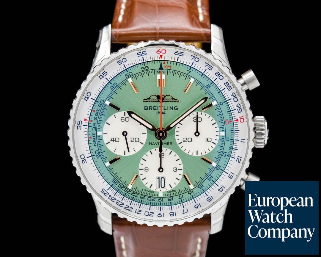 Image of Breitling Navitimer B01 Chronograph 41 Green Dial