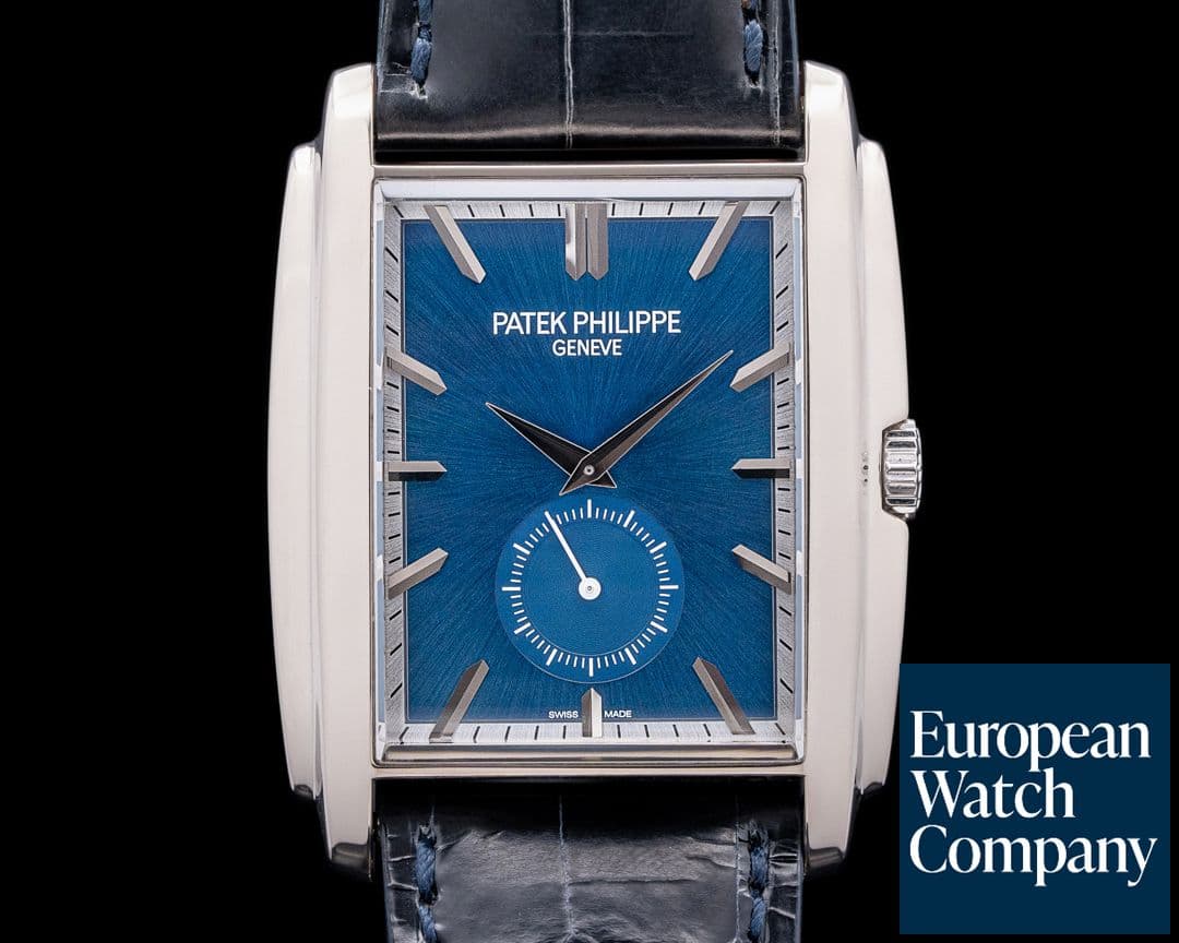 Image of Patek Philippe Gondolo 5124G-011 18K White Gold Blue Dial Manual Wind