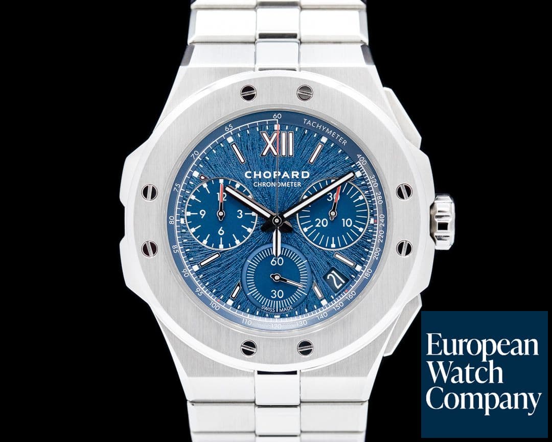 Image of Chopard Alpine Eagle XL Chronograph Blue Dial 44mm SS Automatic