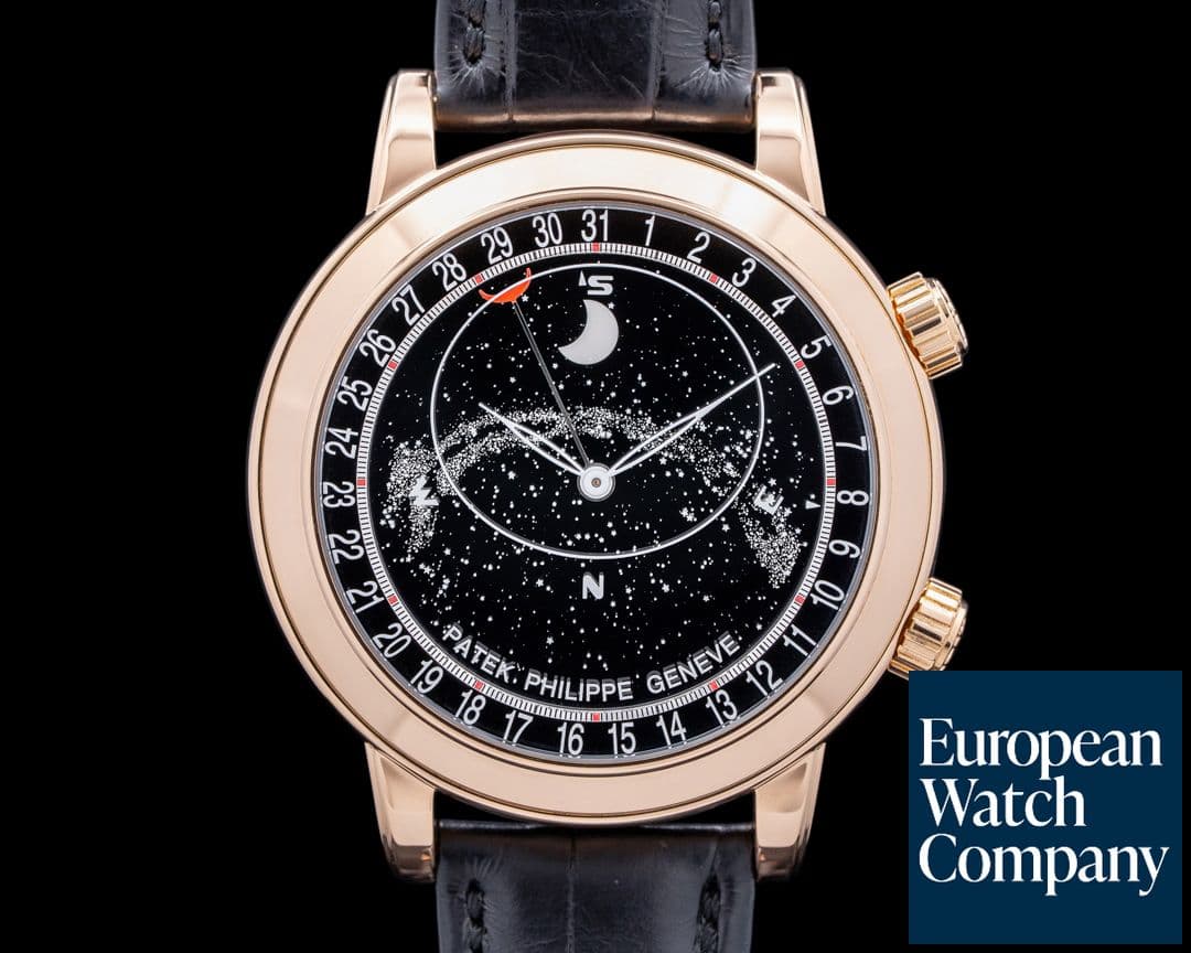 Image of Patek Philippe Celestial Sky Chart Grand Complication 6102R 18k Rose Gold