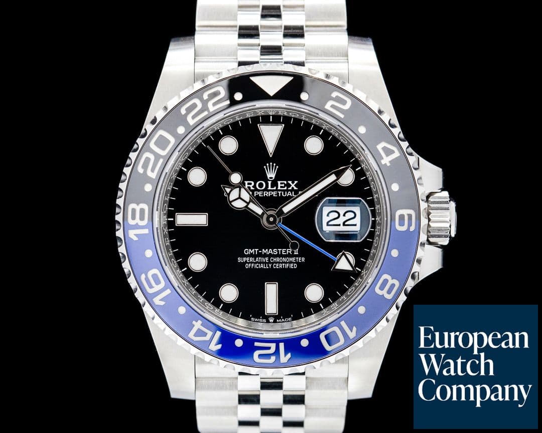 Image of Rolex GMT Master II 126710BLNR Ceramic "Batman" SS / Jubilee