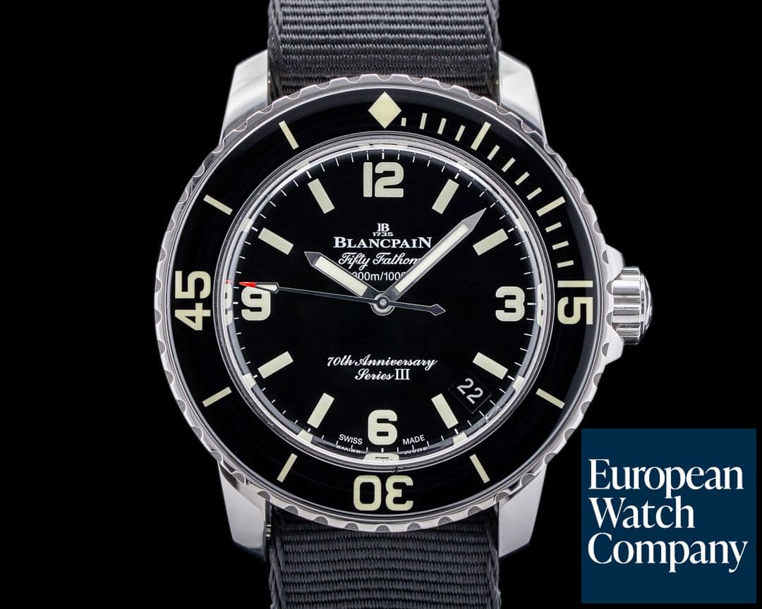 Image of Blancpain Fifty Fathoms 70th Anniversary SS LIMITED 42.3mm 2023