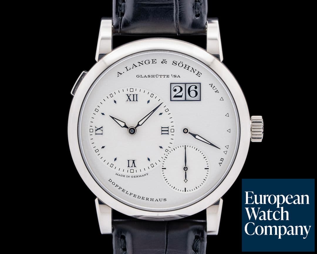 Image of A. Lange and Sohne Lange 1 18K White Gold Silver Dial