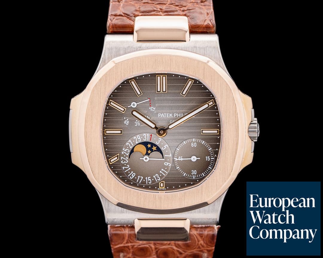 Image of Patek Philippe Jumbo Nautilus 5712GR 18K White / Rose Gold