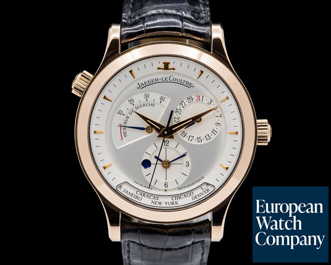 Image of Jaeger LeCoultre Master Geographic 18K Rose Gold 38MM