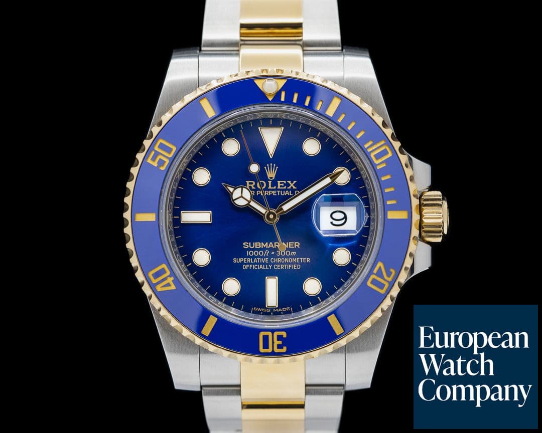 Image of Rolex Submariner 116613LB Ceramic Blue Dial 18K / SS
