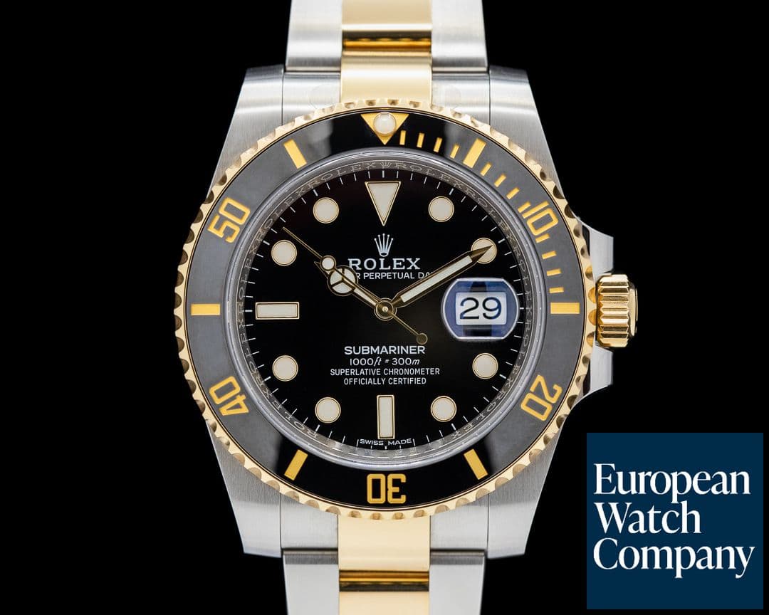 Image of Rolex Submariner 116613LN Ceramic Black Dial 18K / SS
